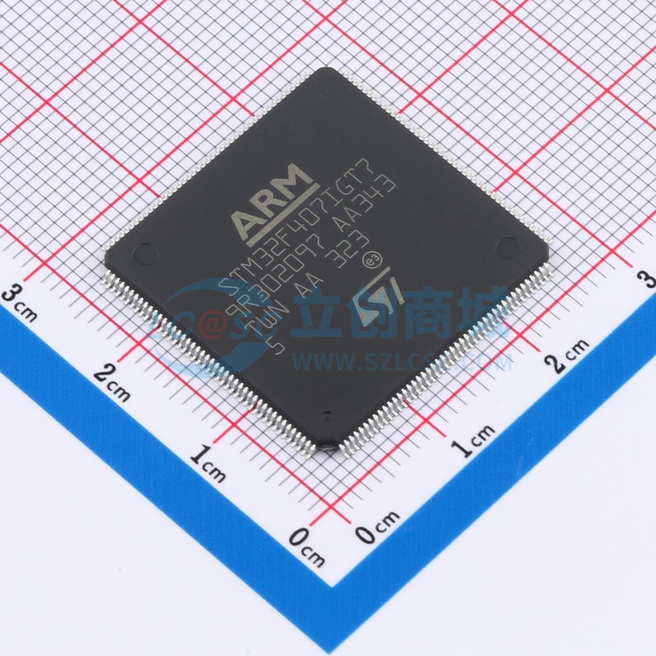 点击查看大图 STM32F407IGT7实物图