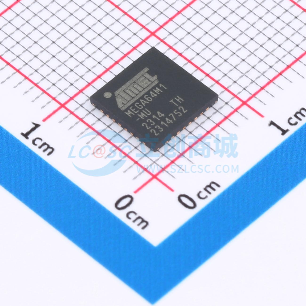 点击查看大图 ATMEGA64M1-MU实物图