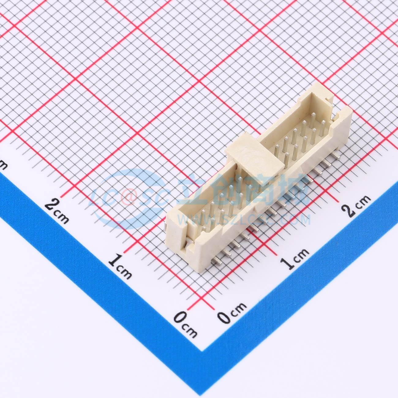 点击查看大图 HDGC1501WVA-S-2x14P-2实物图
