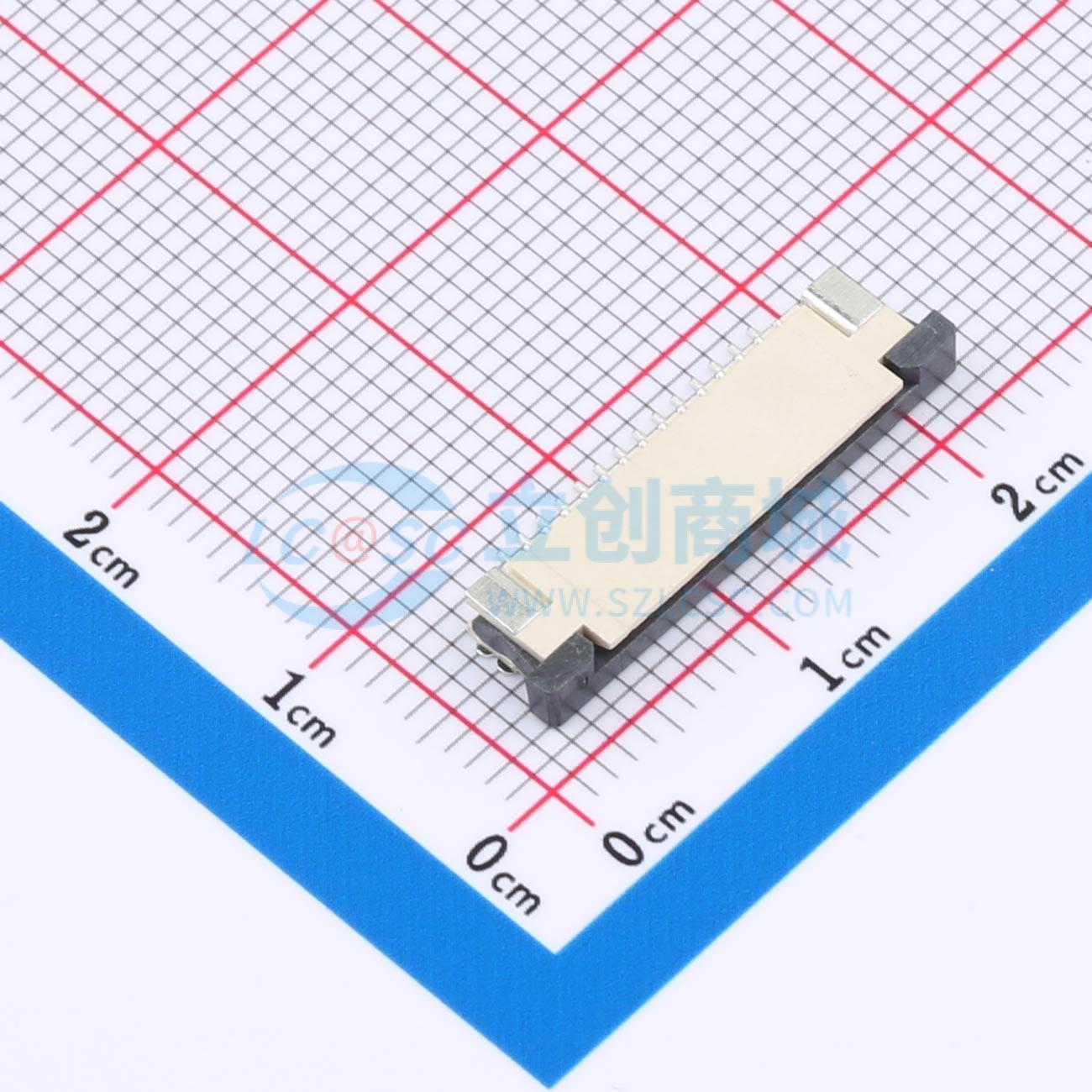 点击查看大图 HC-FPC-1.0-14P-CSH25实物图