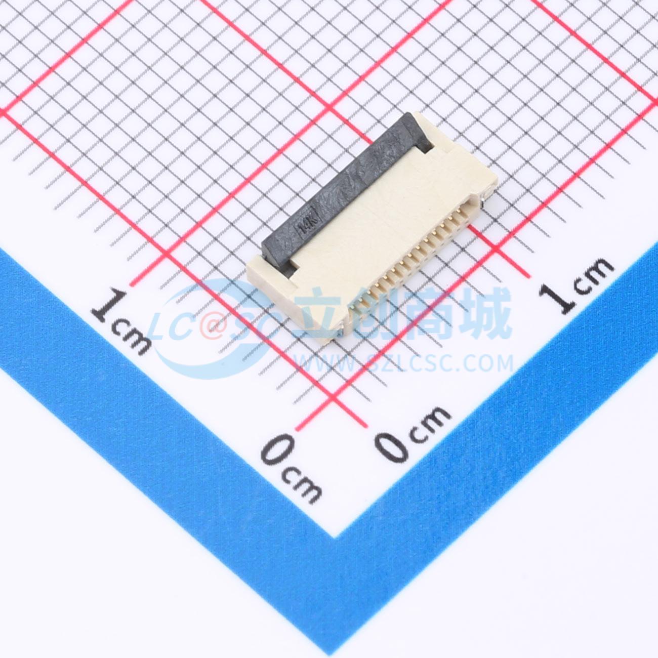 点击查看大图 HC-FPC-0.5-14P-FHH20实物图