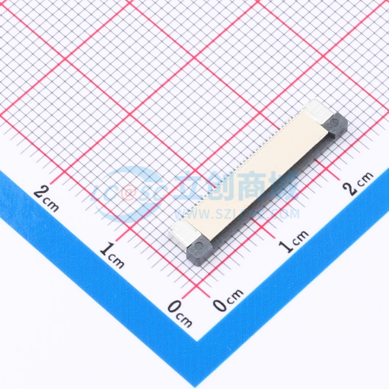 点击查看大图 HC-FPC-0.5-36P-CSH20实物图