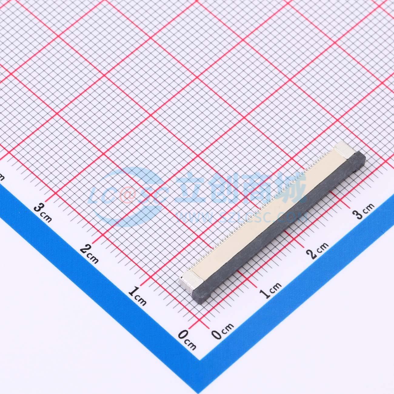点击查看大图 HC-FPC-0.5-60P-CXH20实物图
