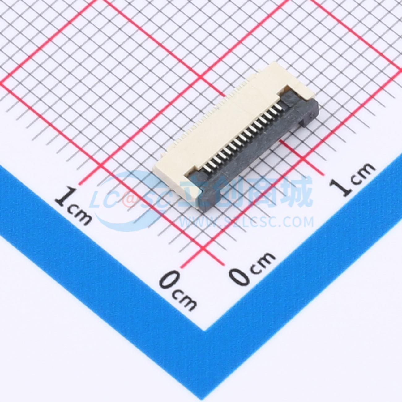 点击查看大图 HC-FPC-0.5-15P-FH20实物图