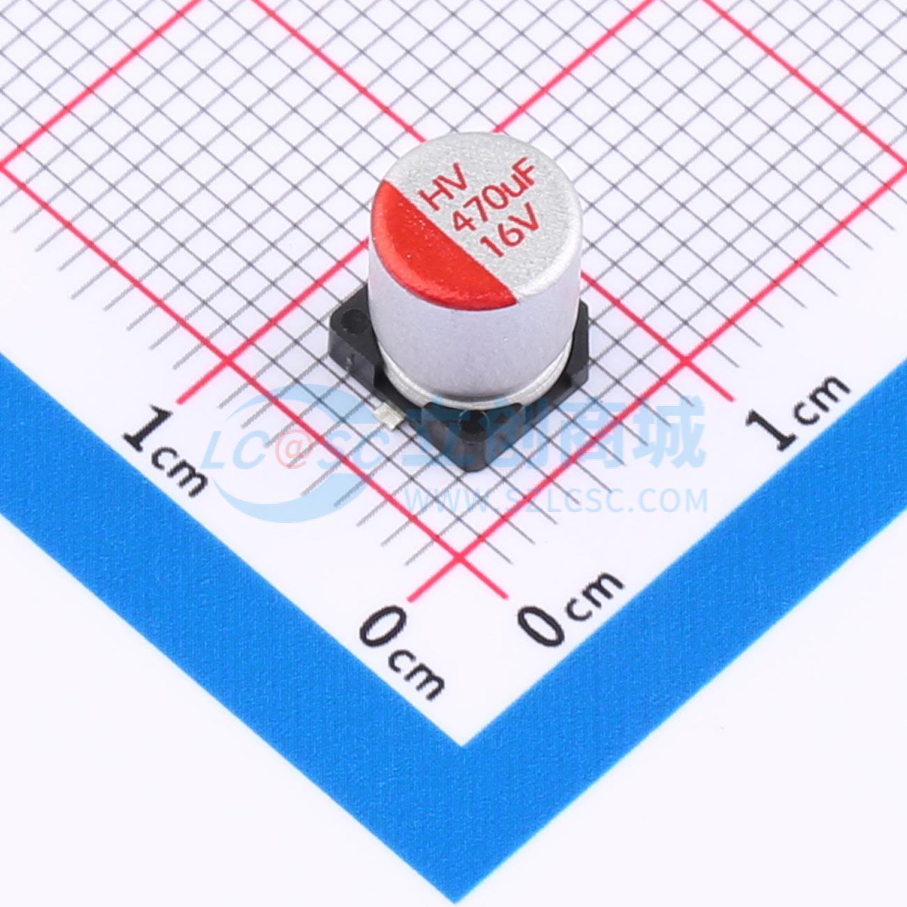 点击查看大图 HV1C477M0607PZ实物图