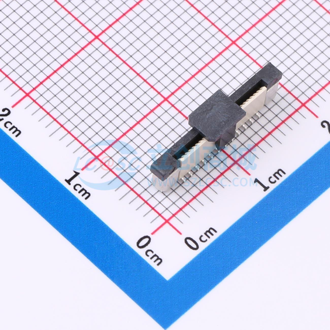 点击查看大图 HC-FPC-0.5-24P-LH20实物图