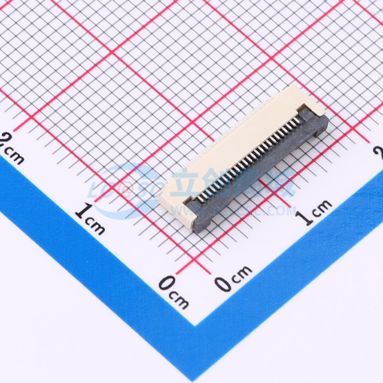 点击查看大图 HC-FPC-0.5-25P-FH20实物图