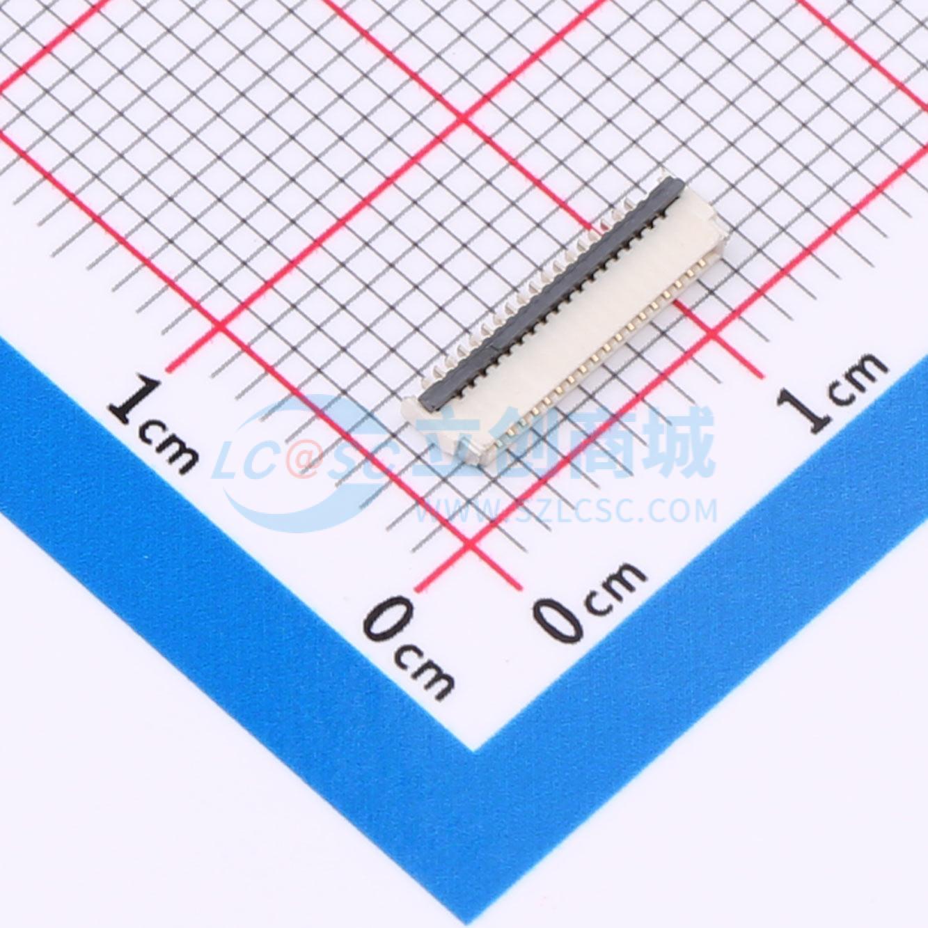点击查看大图 HC-FPC-0.5-18P-FHH10实物图