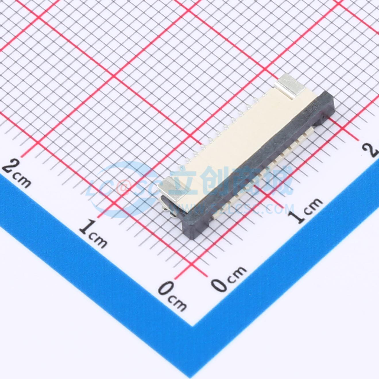 点击查看大图 HC-FPC-1.0-12P-CXH25实物图