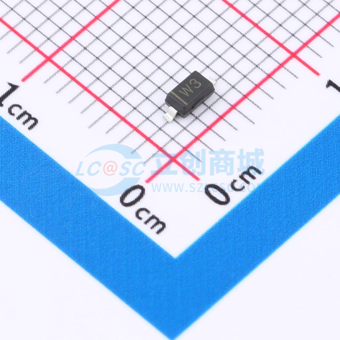 点击查看大图 BZT52C3V3 W3实物图