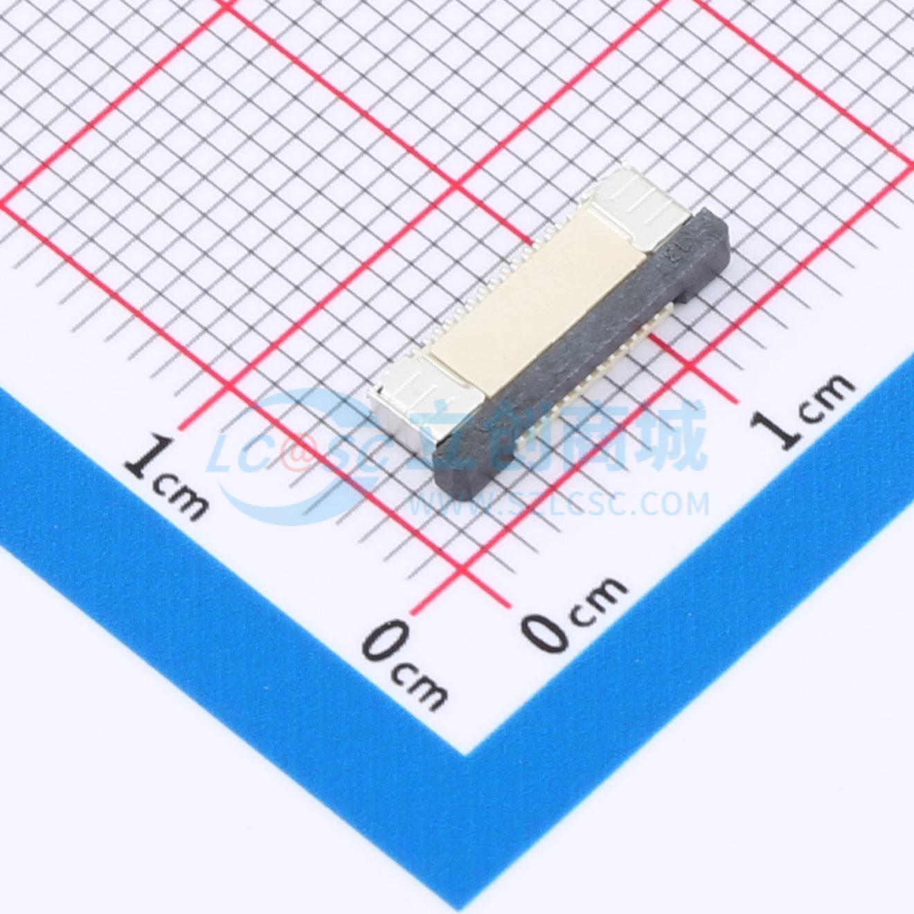 点击查看大图 HC-FPC-0.5-13P-CXH20实物图