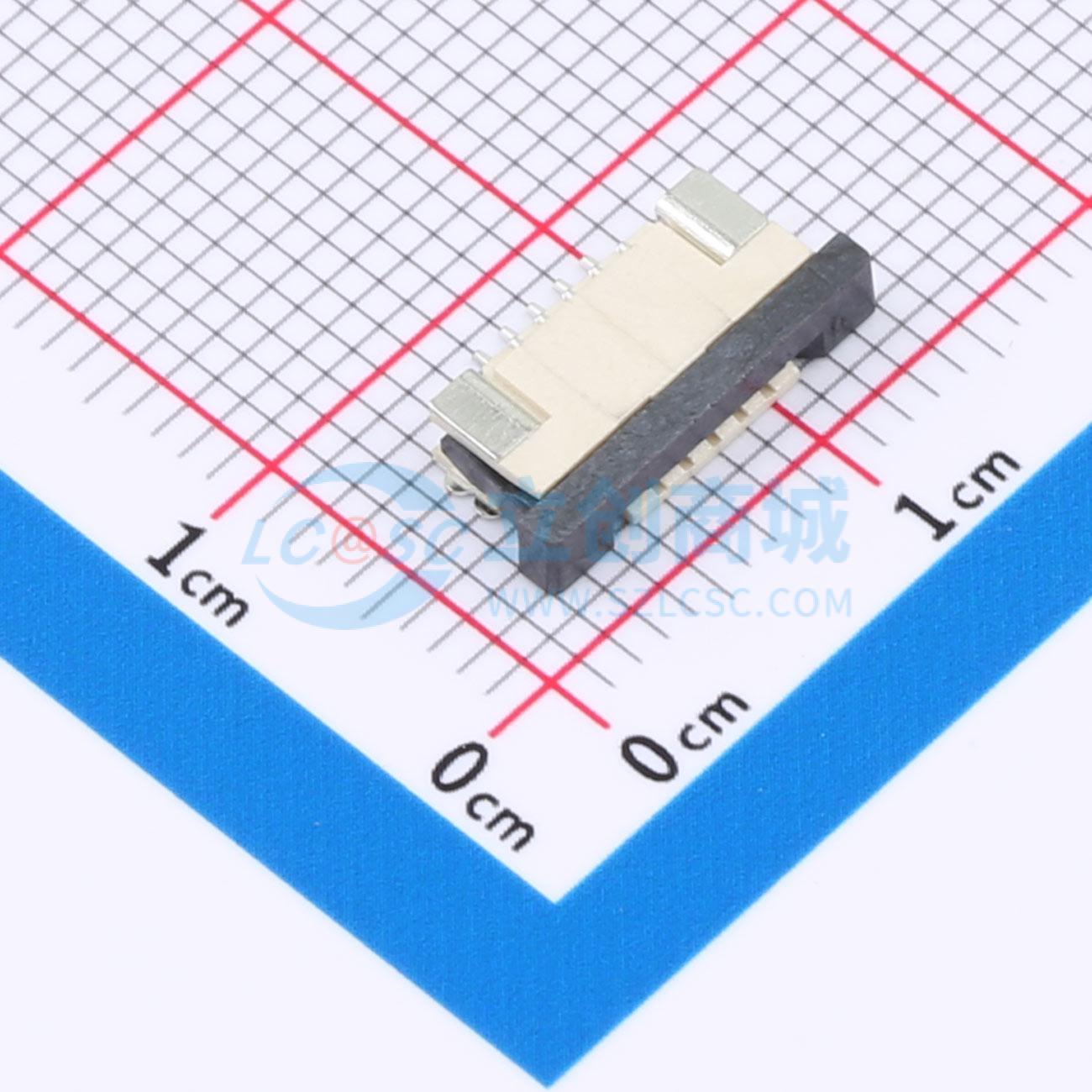 点击查看大图 HC-FPC-1.0-5P-CXH25实物图