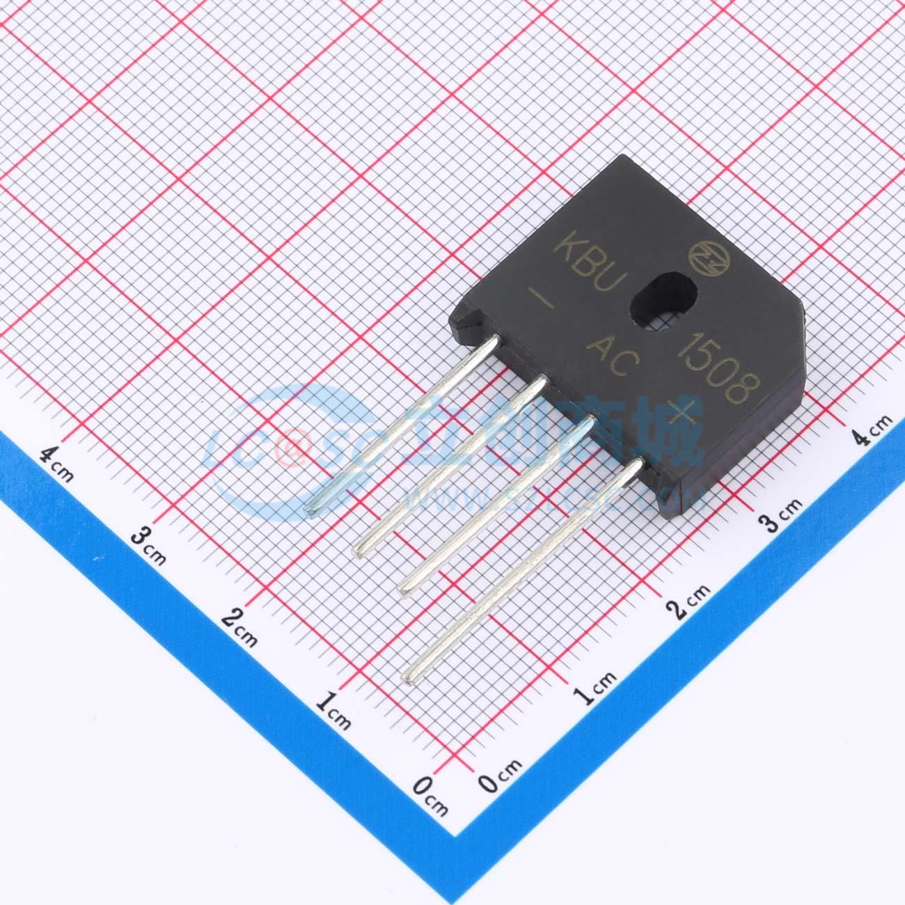 点击查看大图 KBU1508实物图