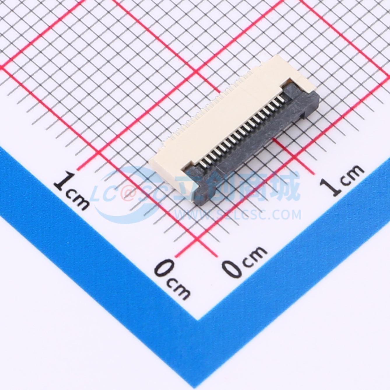 点击查看大图 HC-FPC-0.5-17P-FH20实物图