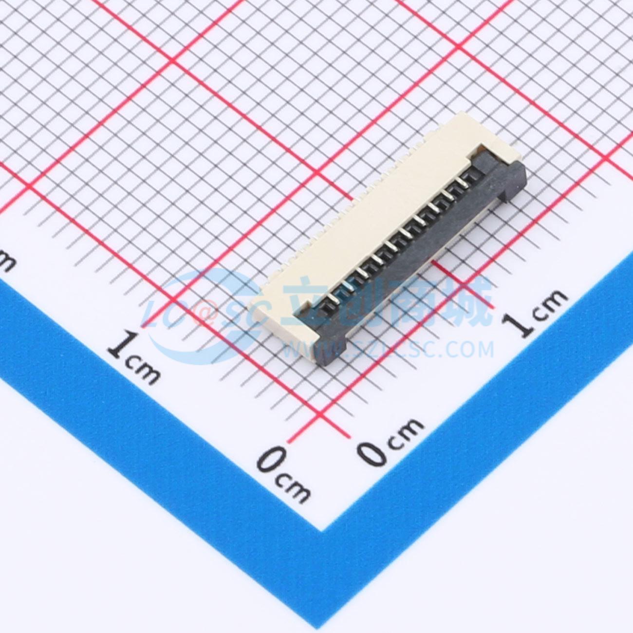 点击查看大图 HC-FPC-1.0-10P-FH20实物图