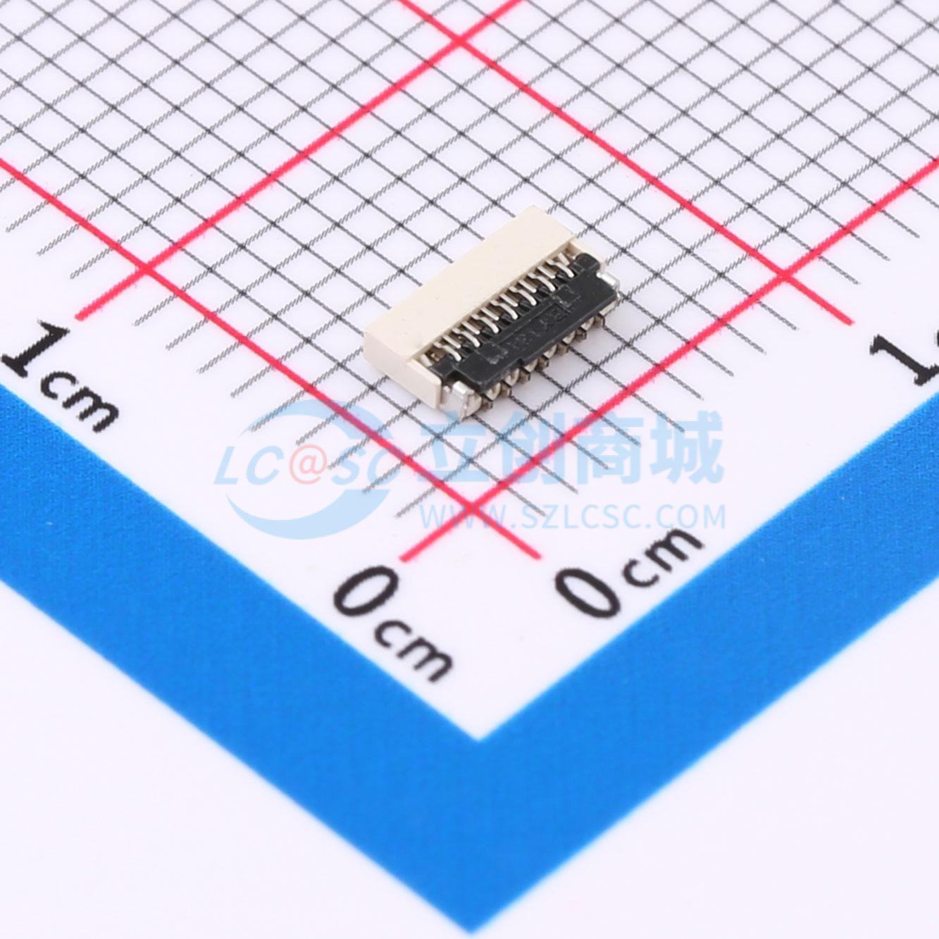 点击查看大图 HC-FPC-0.3-13P-FH10实物图