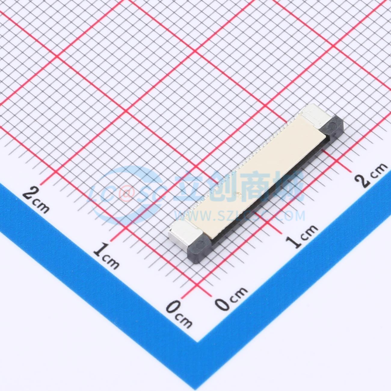点击查看大图 HC-FPC-0.5-32P-CSH20实物图