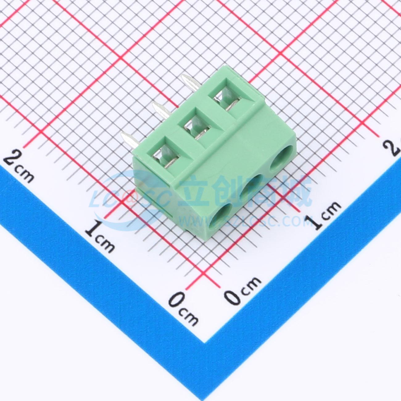 点击查看大图 ZX-DG28L-3.81-3P实物图