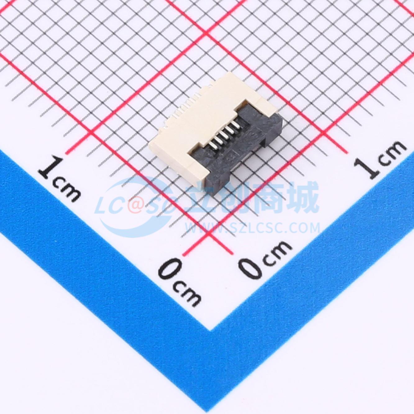 HC-FPC-0.5-5P-FH20实物图