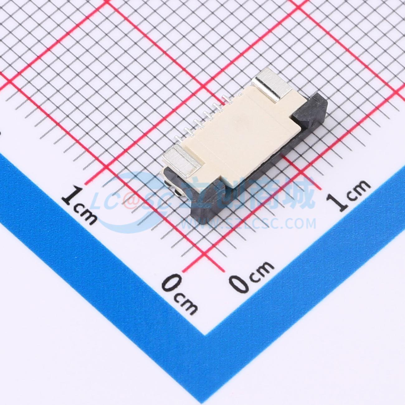 点击查看大图 HC-FPC-1.0-6P-CSH25实物图