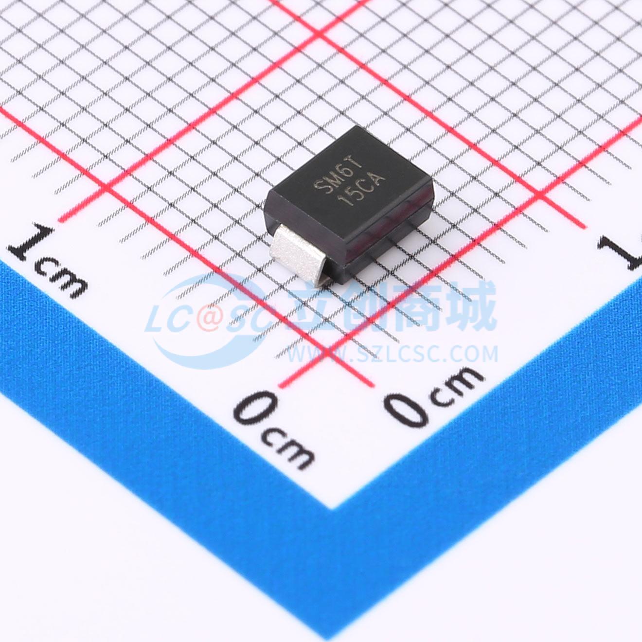 点击查看大图 SM6T15CA-MS实物图