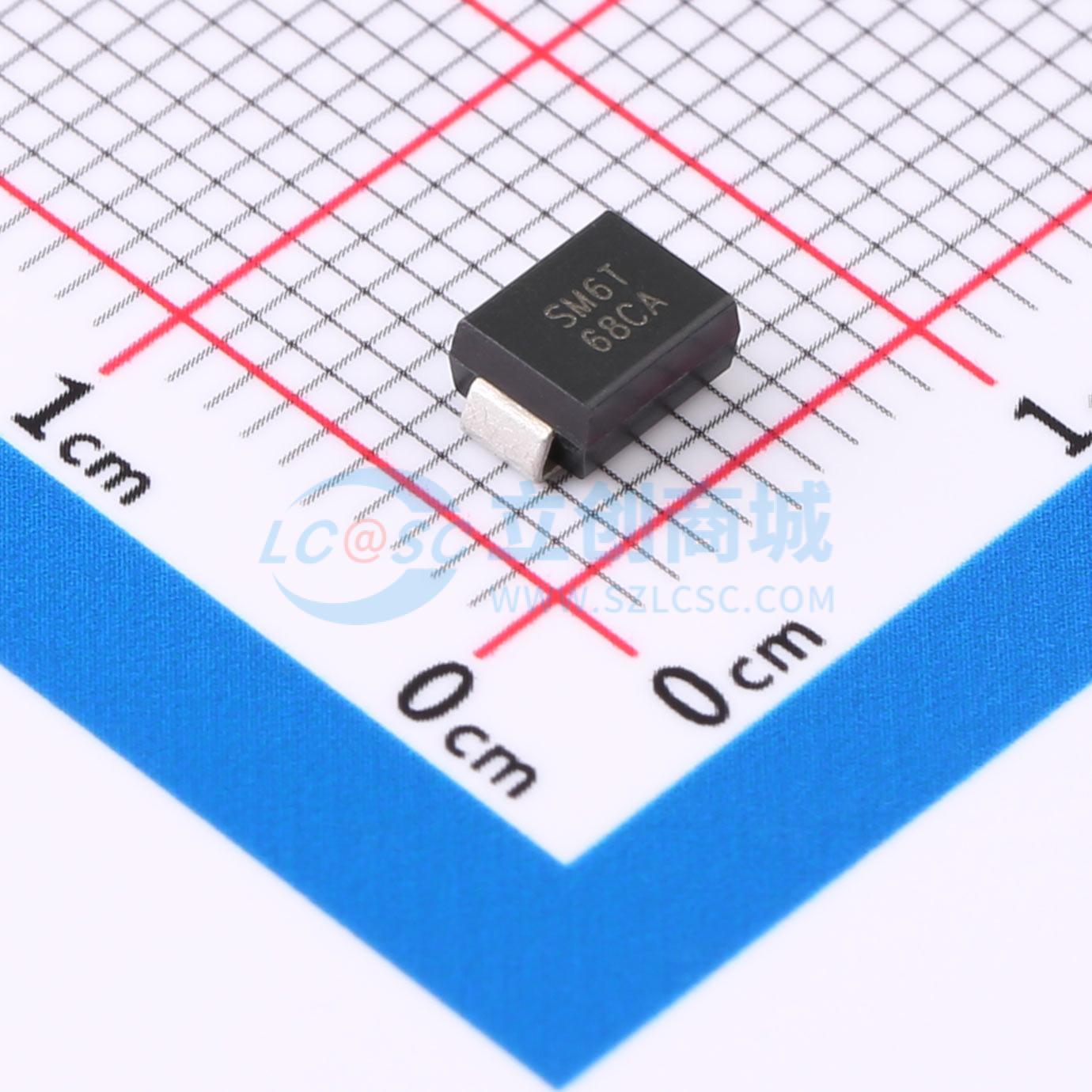 点击查看大图 SM6T68CA-MS实物图