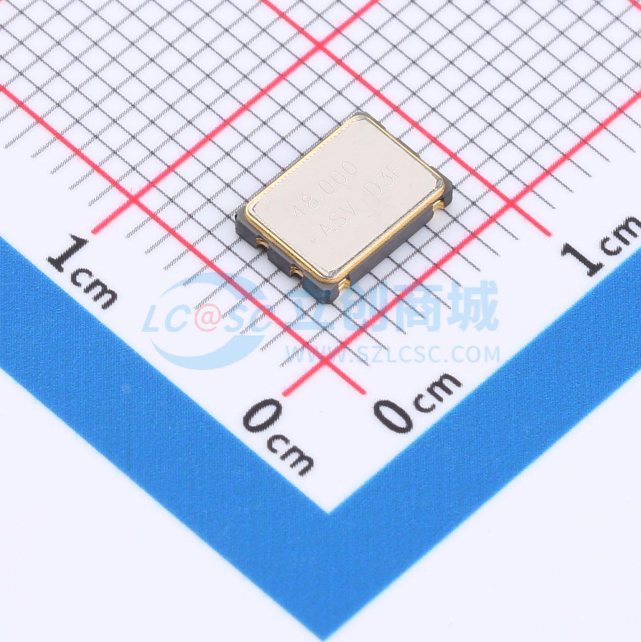点击查看大图 ASV-48.000MHZ-EJ-T实物图