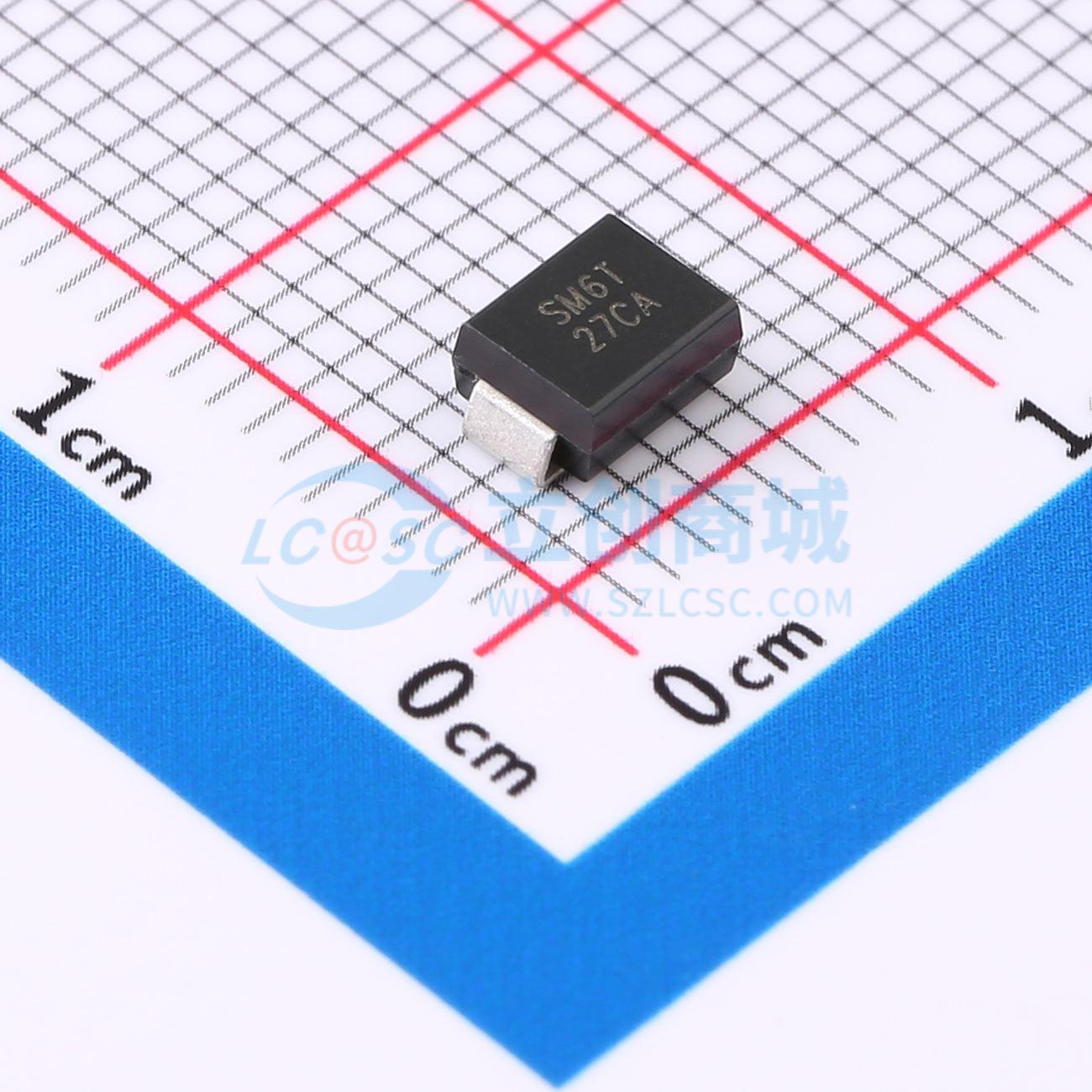 点击查看大图 SM6T27CA-MS实物图