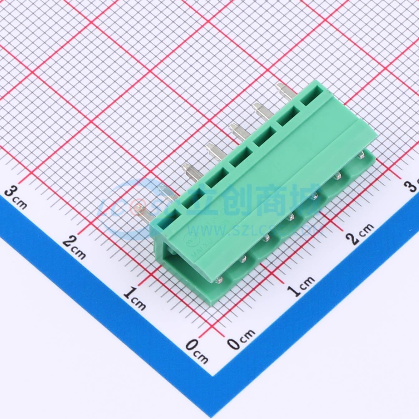 点击查看大图 MXHT396V-3.96-07P-GN01-Cu-A实物图
