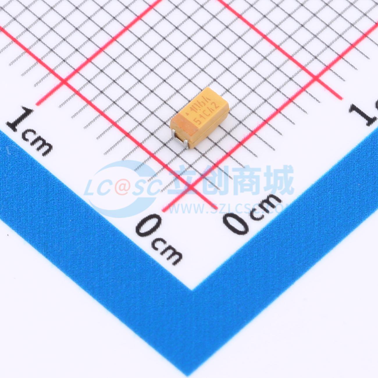 点击查看大图 TAJA106K010TNJ实物图