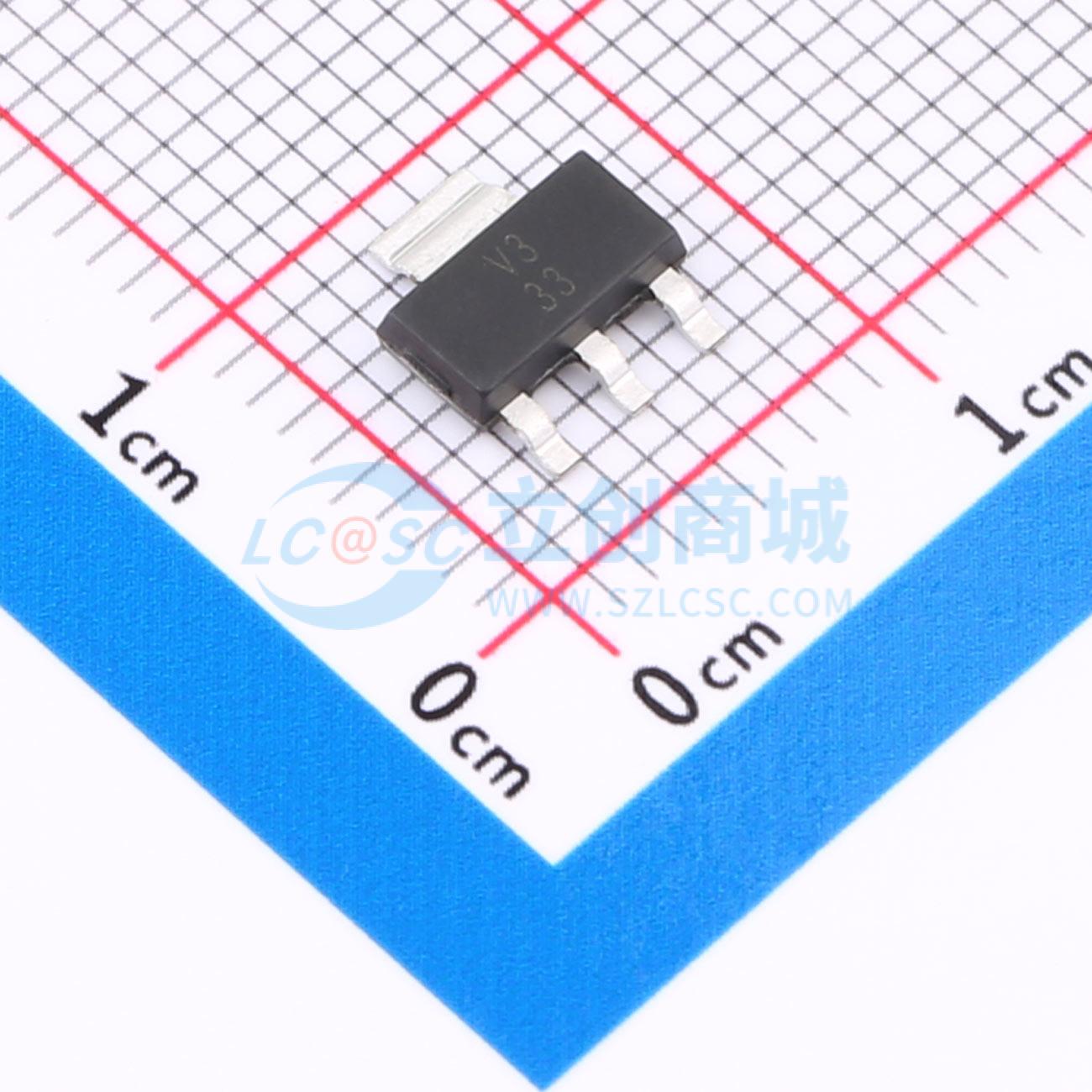 点击查看大图 TLV1117-33CDCYG3实物图