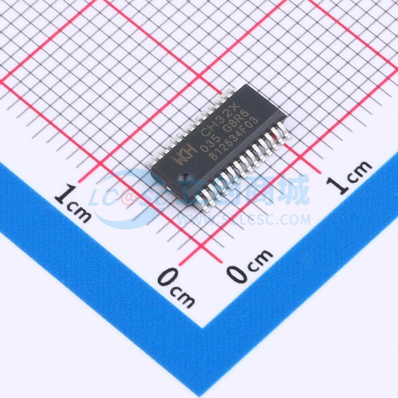 点击查看大图 CH32X035G8R6实物图