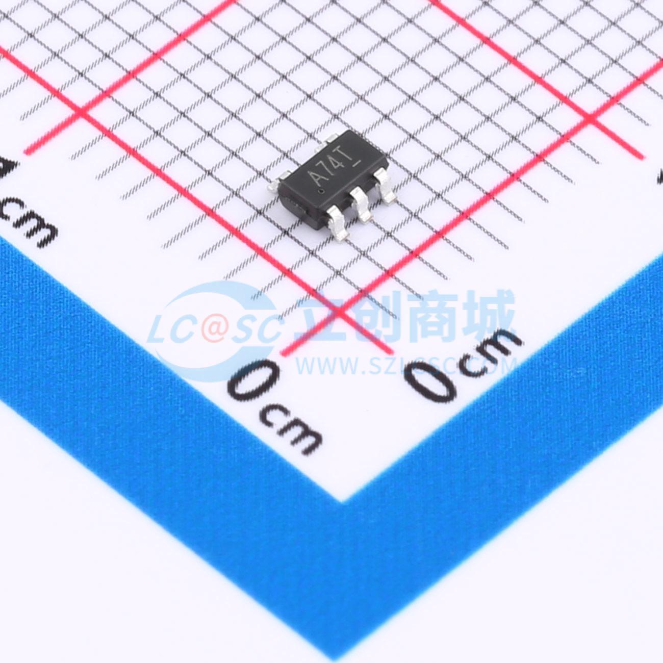 点击查看大图 EM74AHC1G09GV实物图