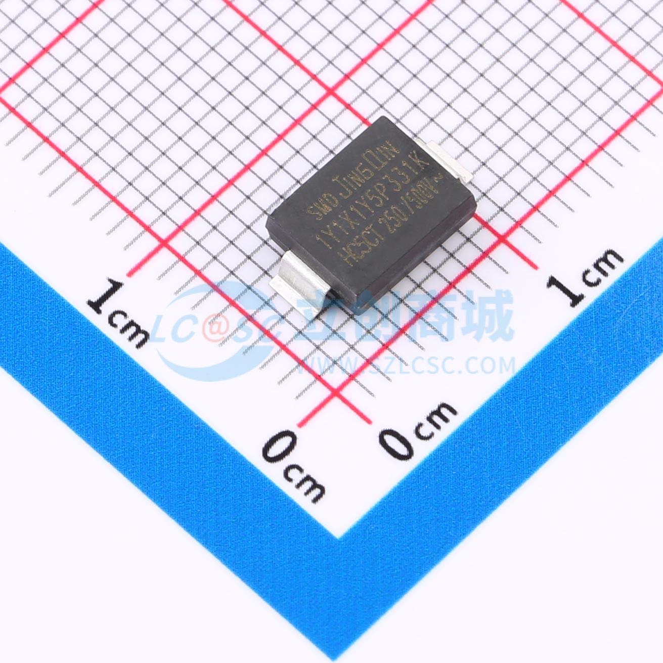 点击查看大图 SMD-1Y1X1Y5P331K500VAC2H实物图