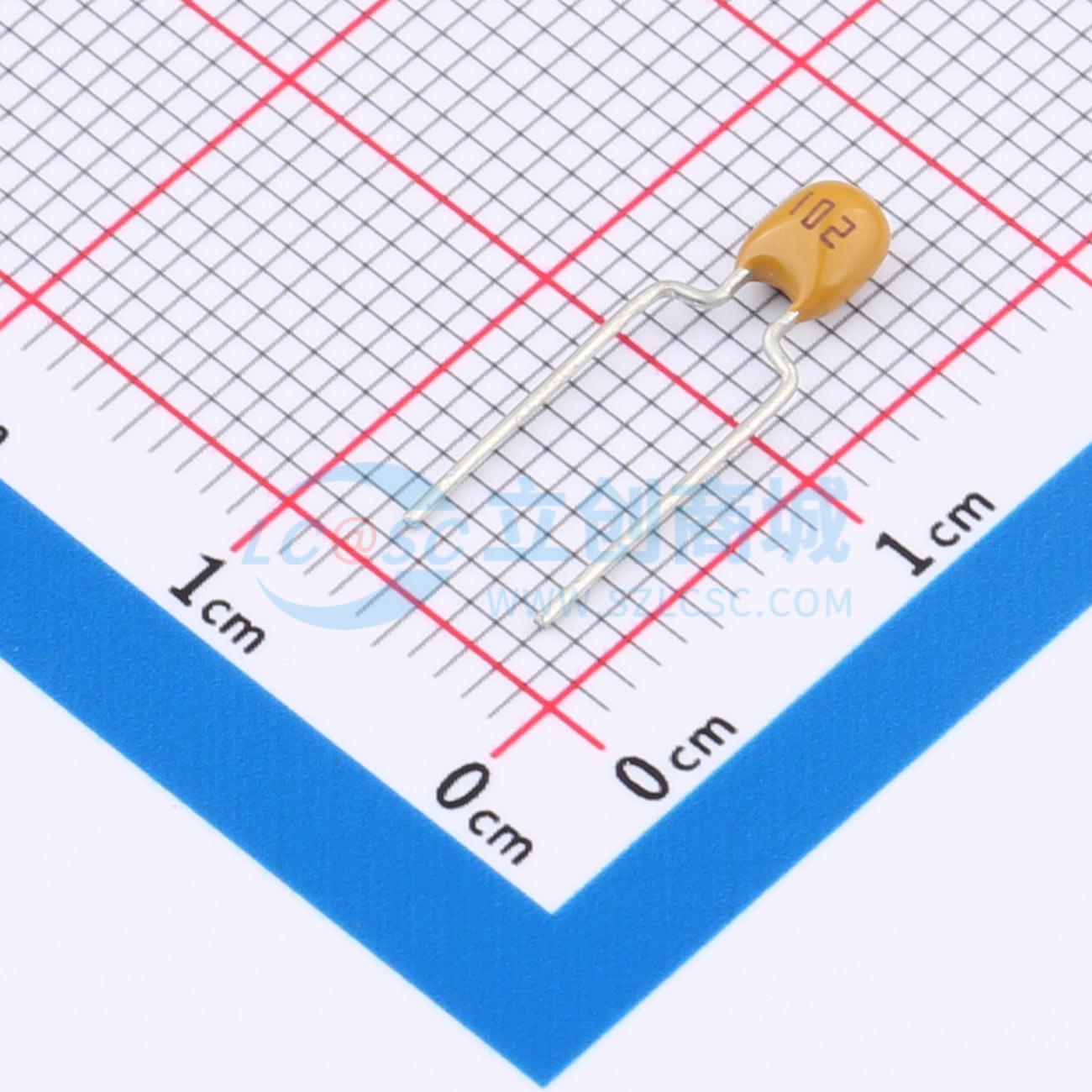 点击查看大图 CT4-0805B102K500F3-Y实物图