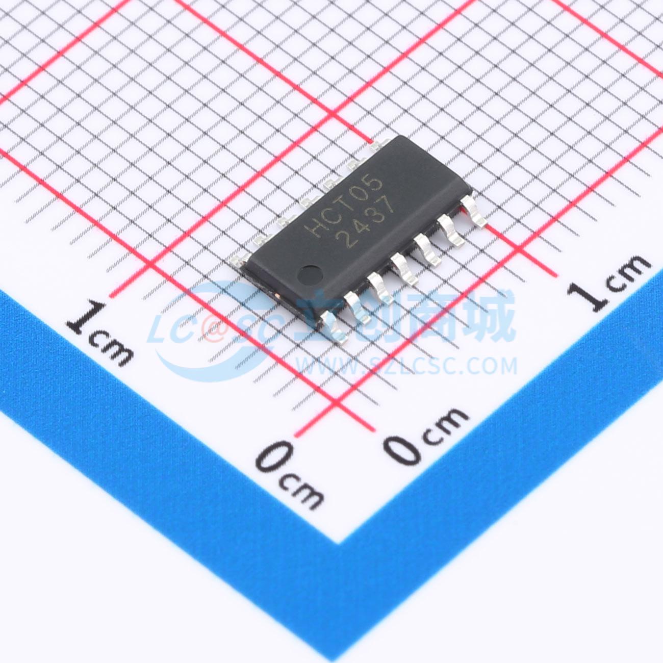 点击查看大图 EM74HCT05D实物图