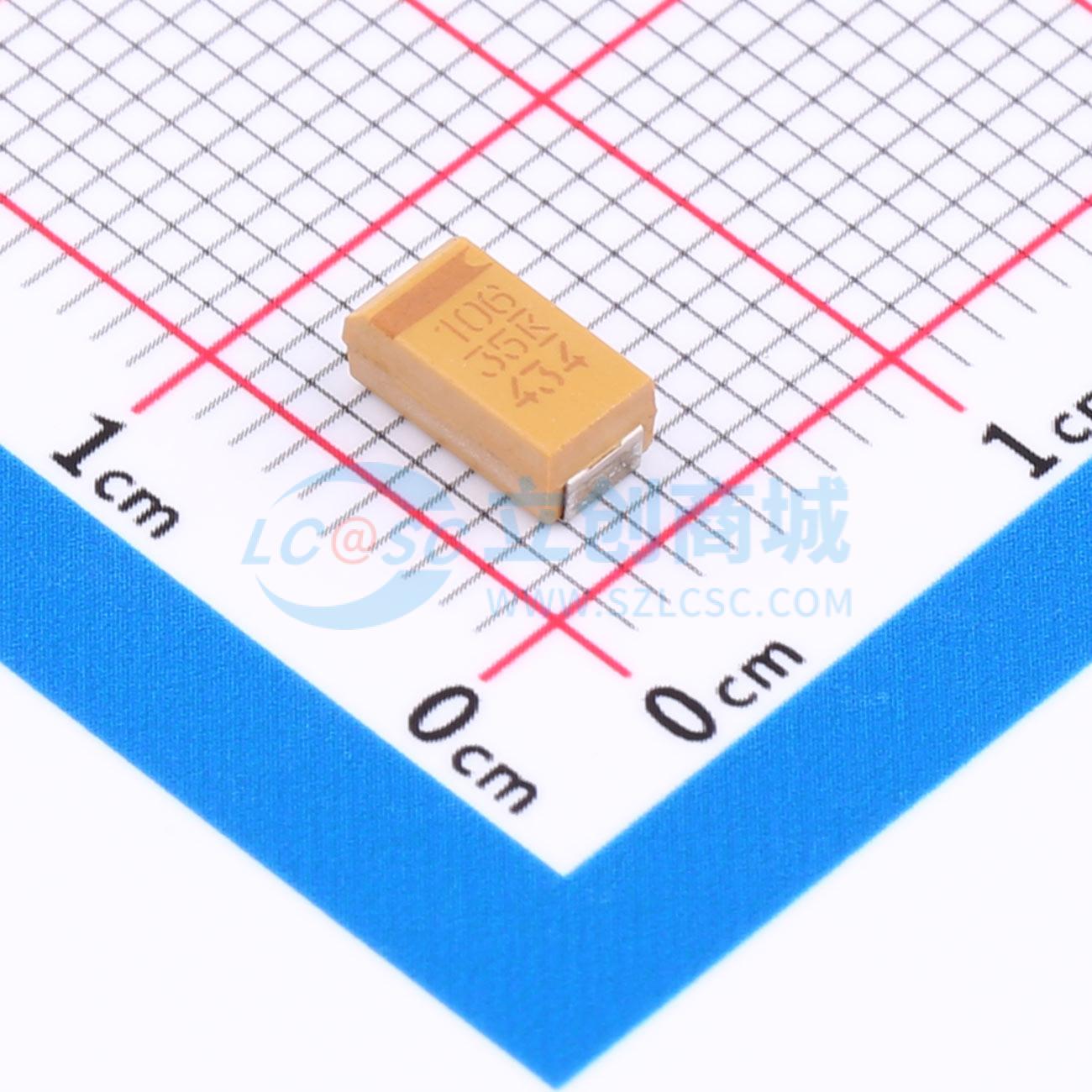点击查看大图 T495C106K035ATE400实物图