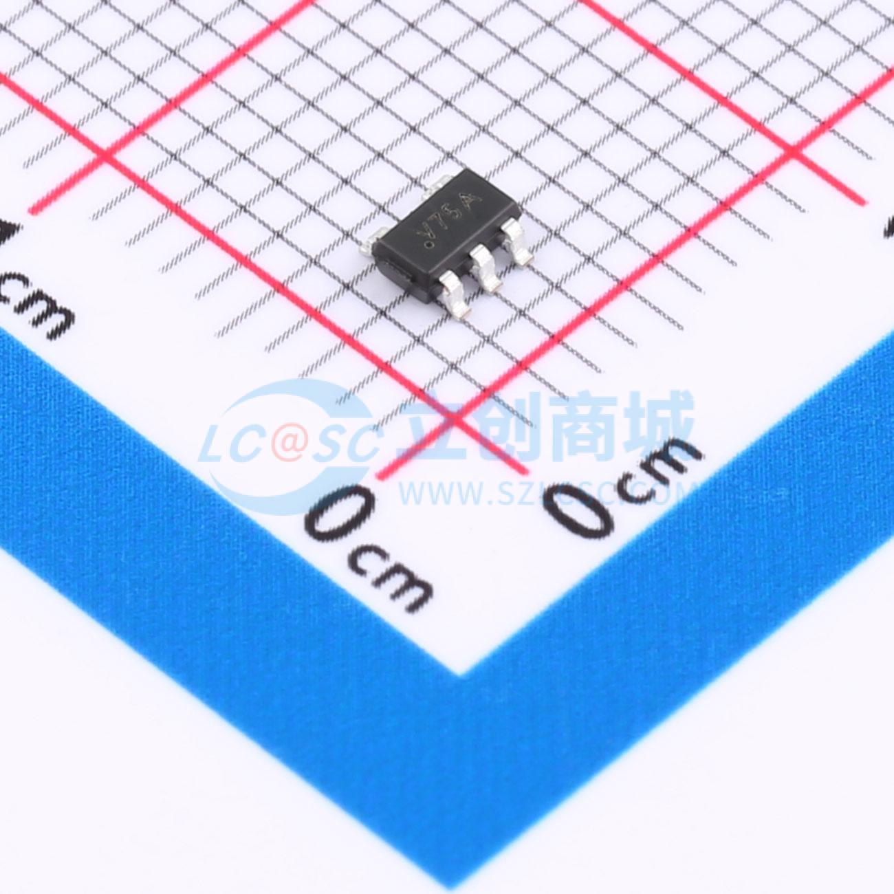 点击查看大图 EM74LVC1G09GV实物图