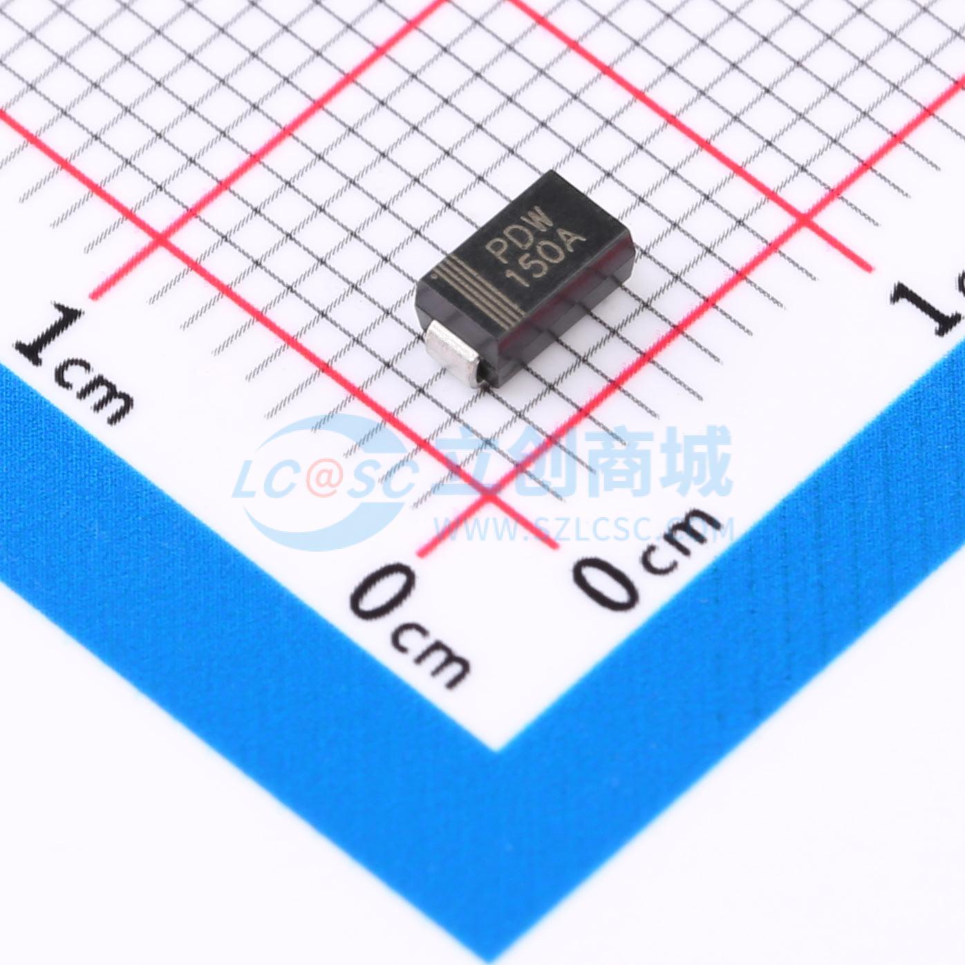 点击查看大图 P4SMA150A实物图