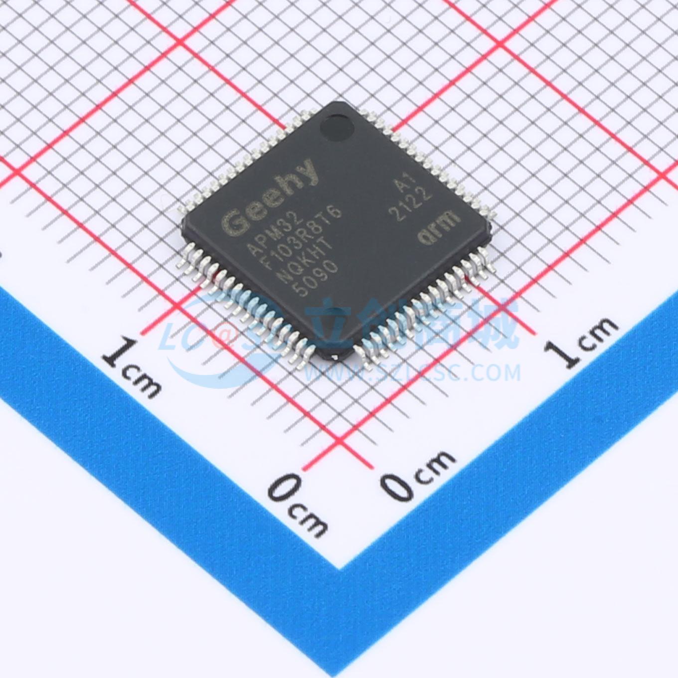 点击查看大图 APM32F103R8T6实物图
