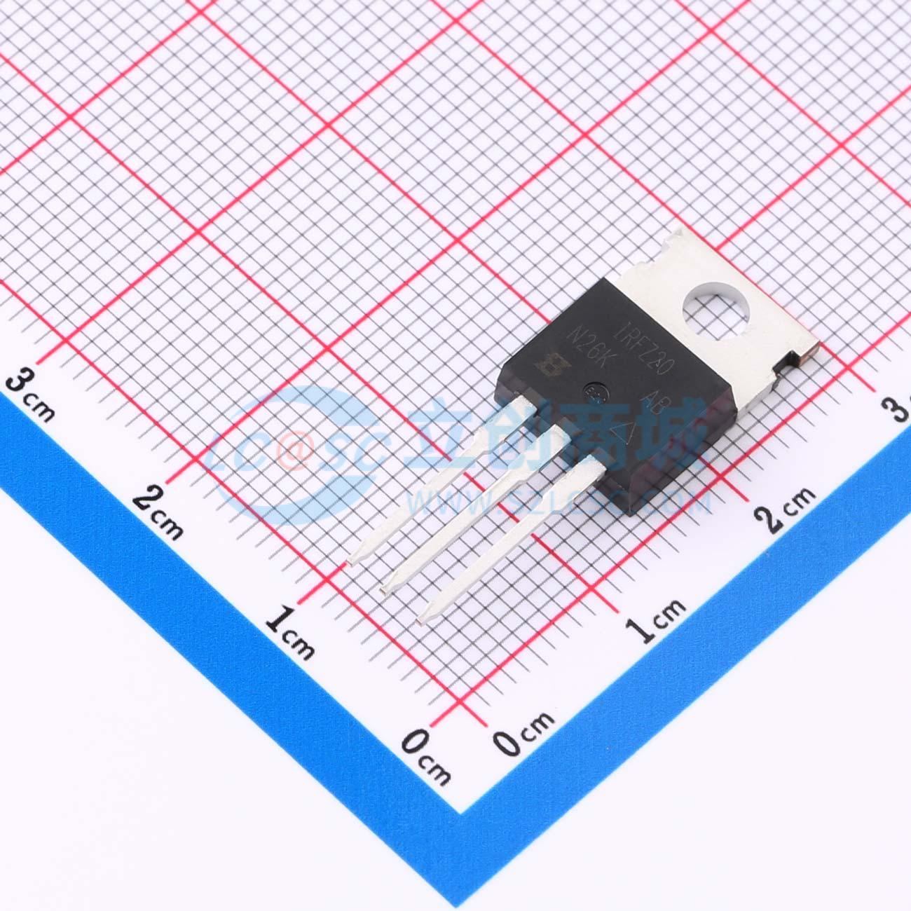 点击查看大图 IRFZ20PBF实物图