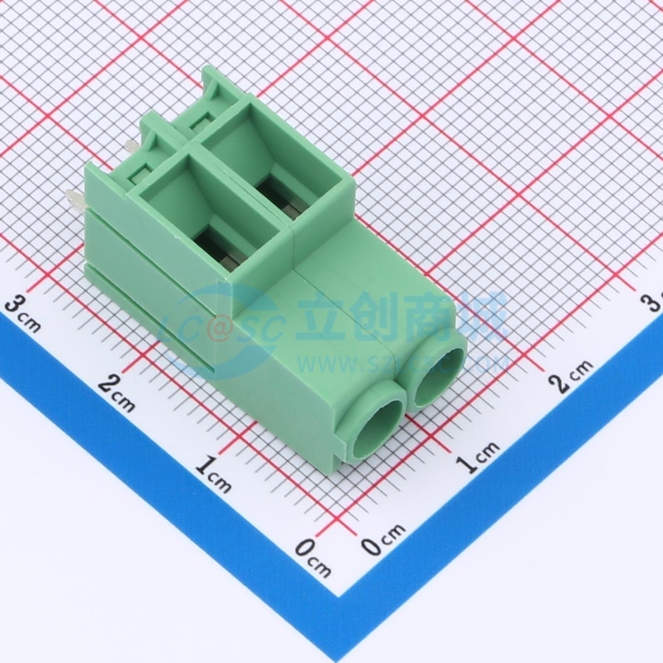 点击查看大图 KF133C-6.35-2P实物图