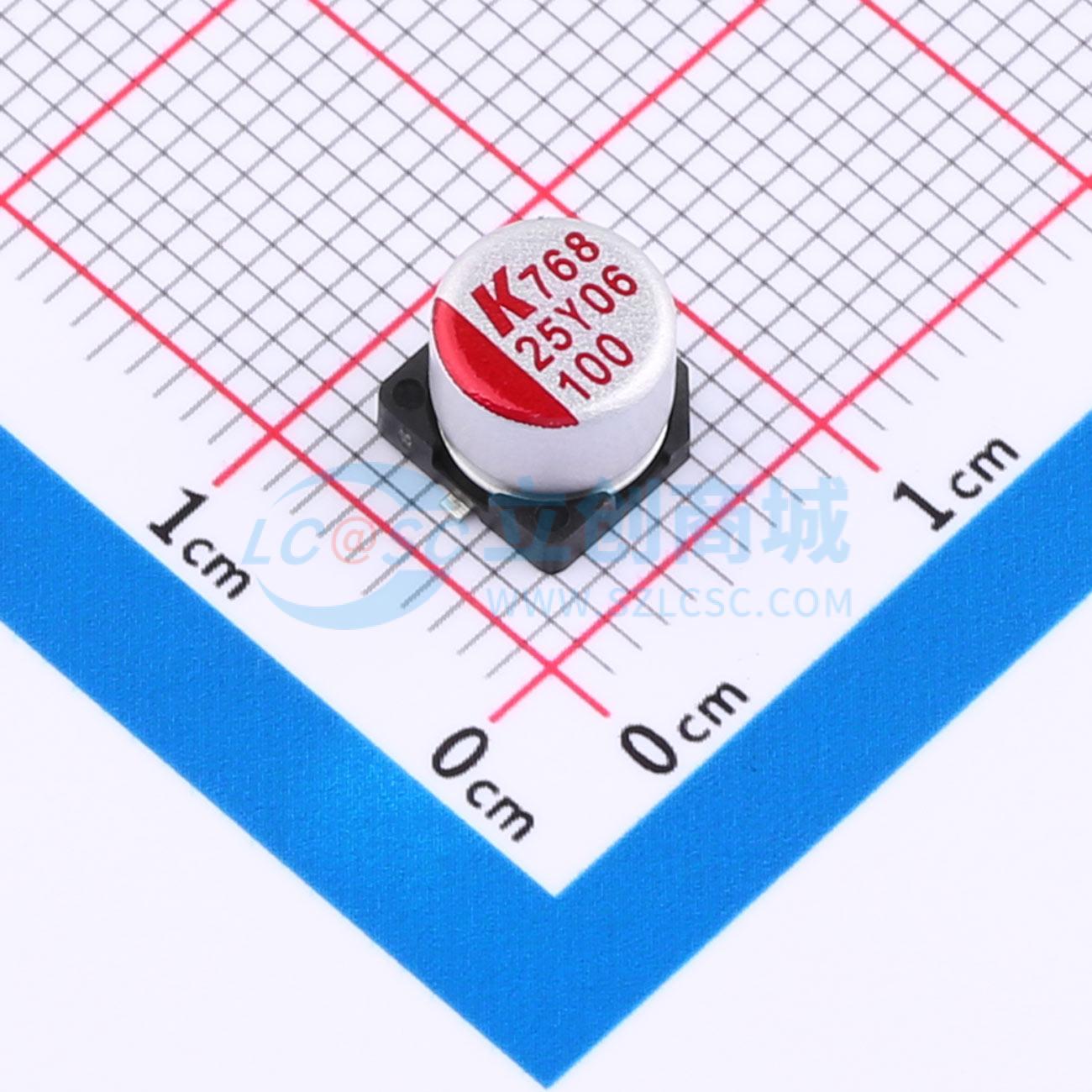 A768EB107M1ELAS036实物图