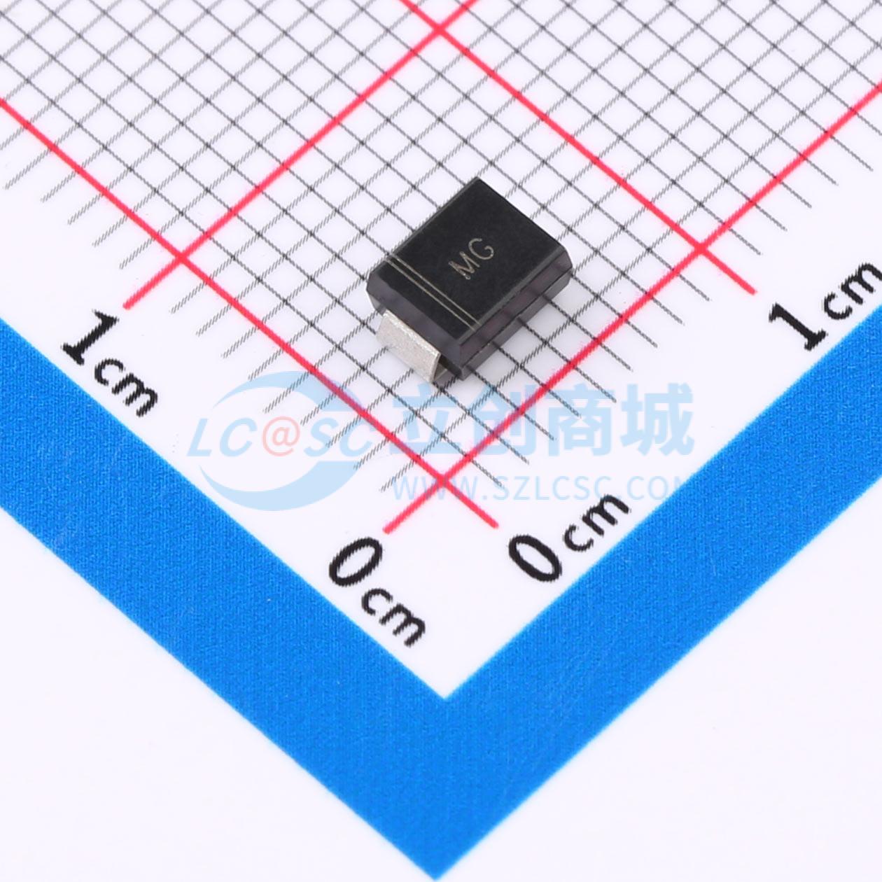 点击查看大图 SMBJ28A MG-TD实物图