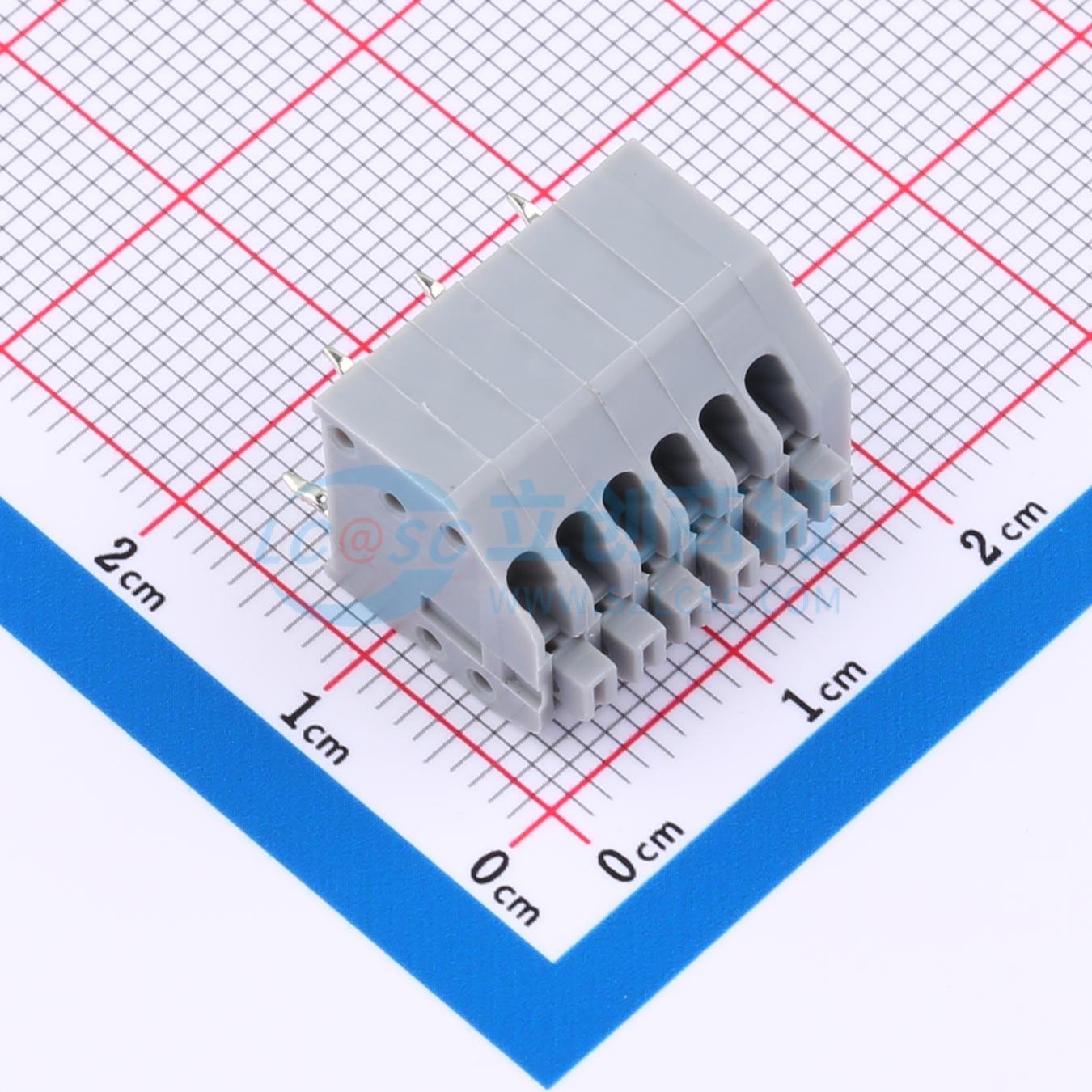 点击查看大图 KF250-2.54-6P-2实物图