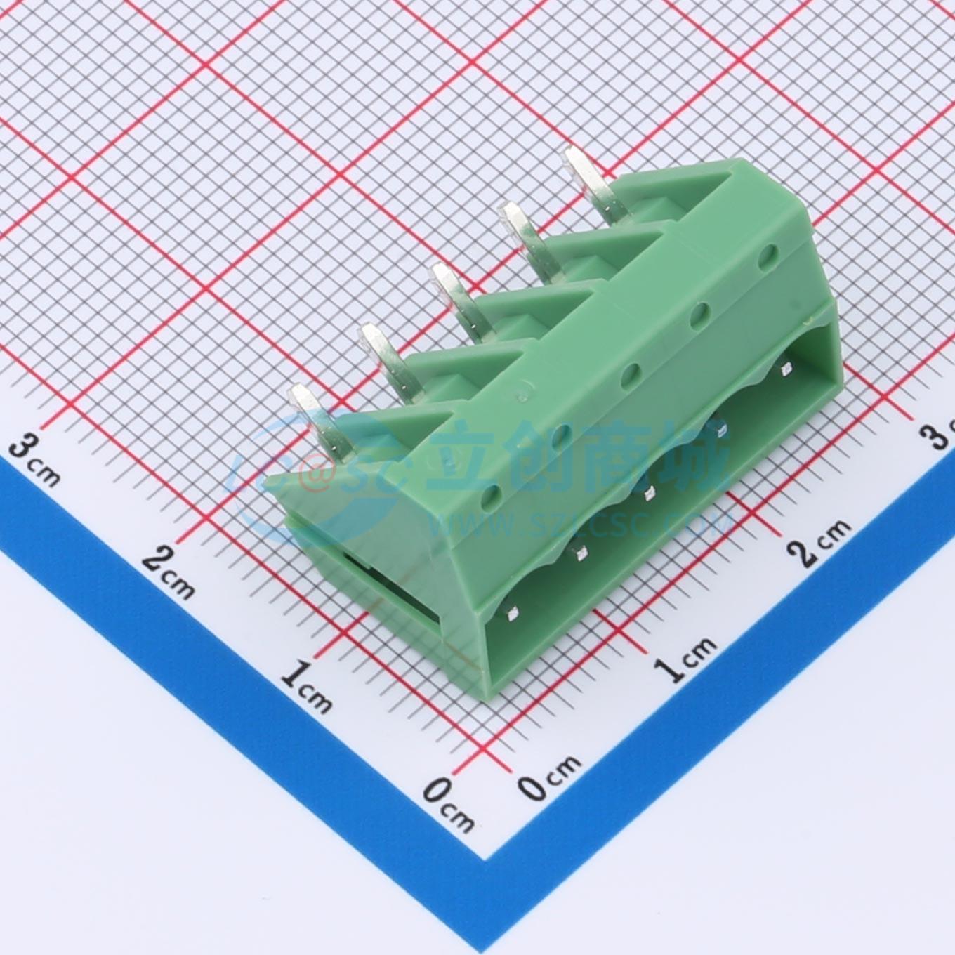 点击查看大图 KF2EDGLC-5.08-5P实物图