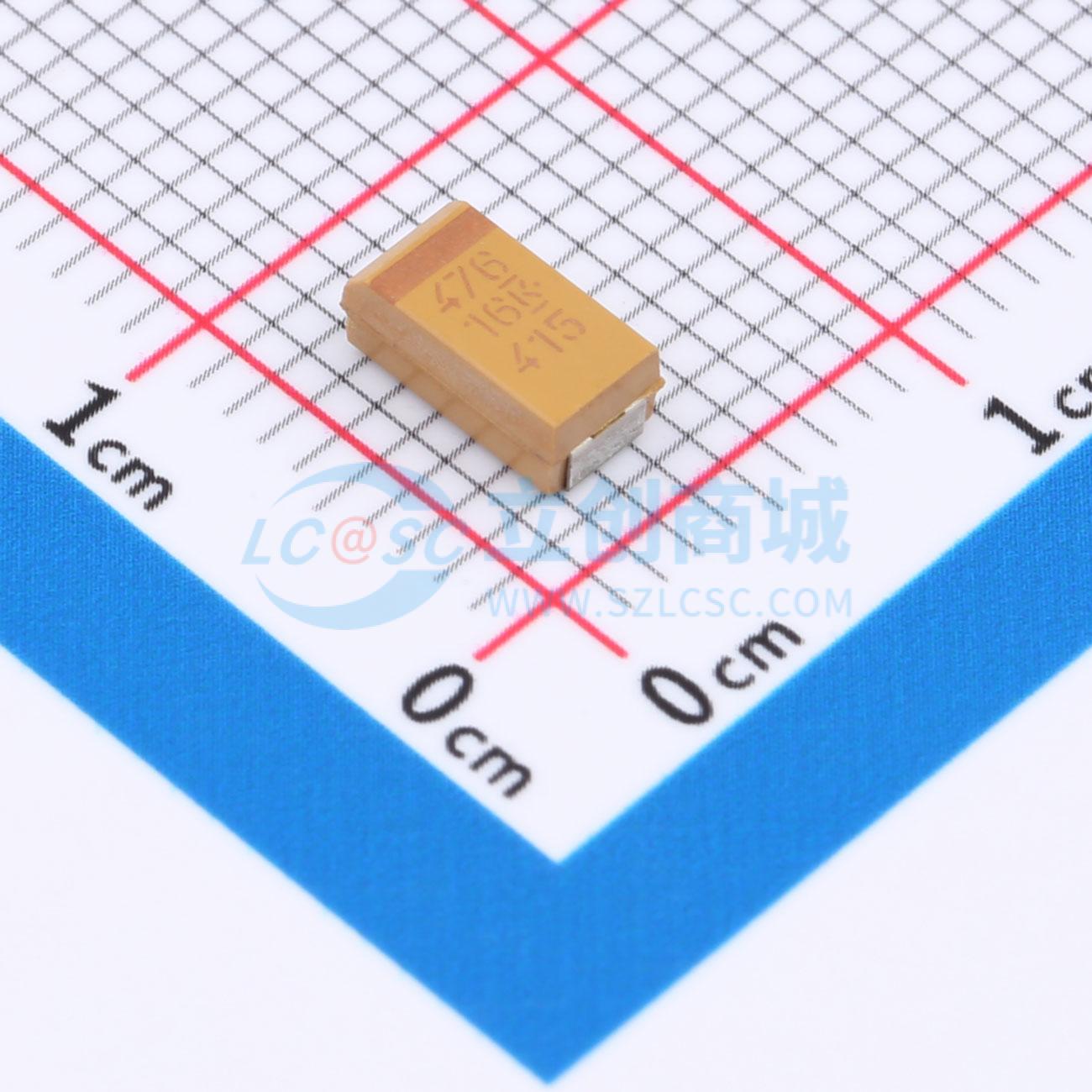 点击查看大图 T498C476K016ATE500实物图