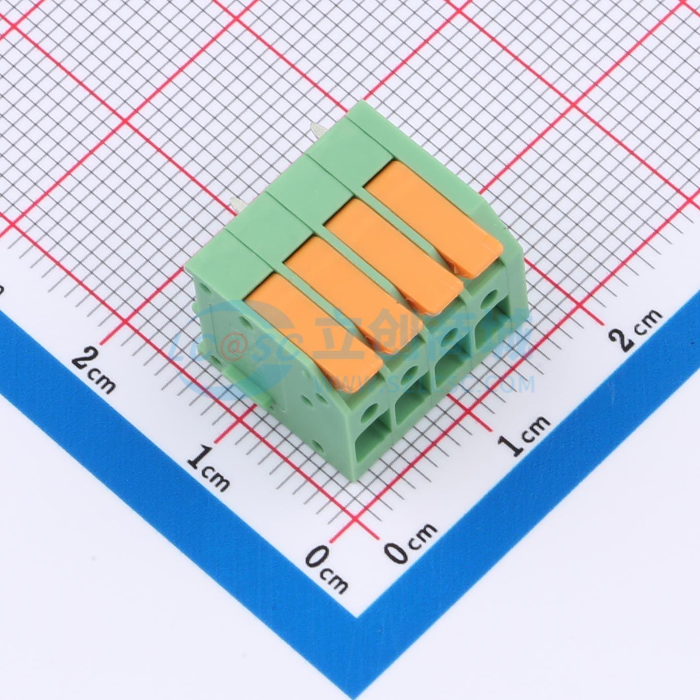 点击查看大图 KF208VB-3.5-4P实物图