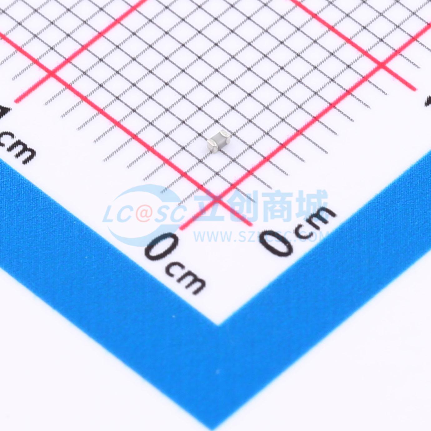 点击查看大图 CGA0402C0GR75B500GT实物图