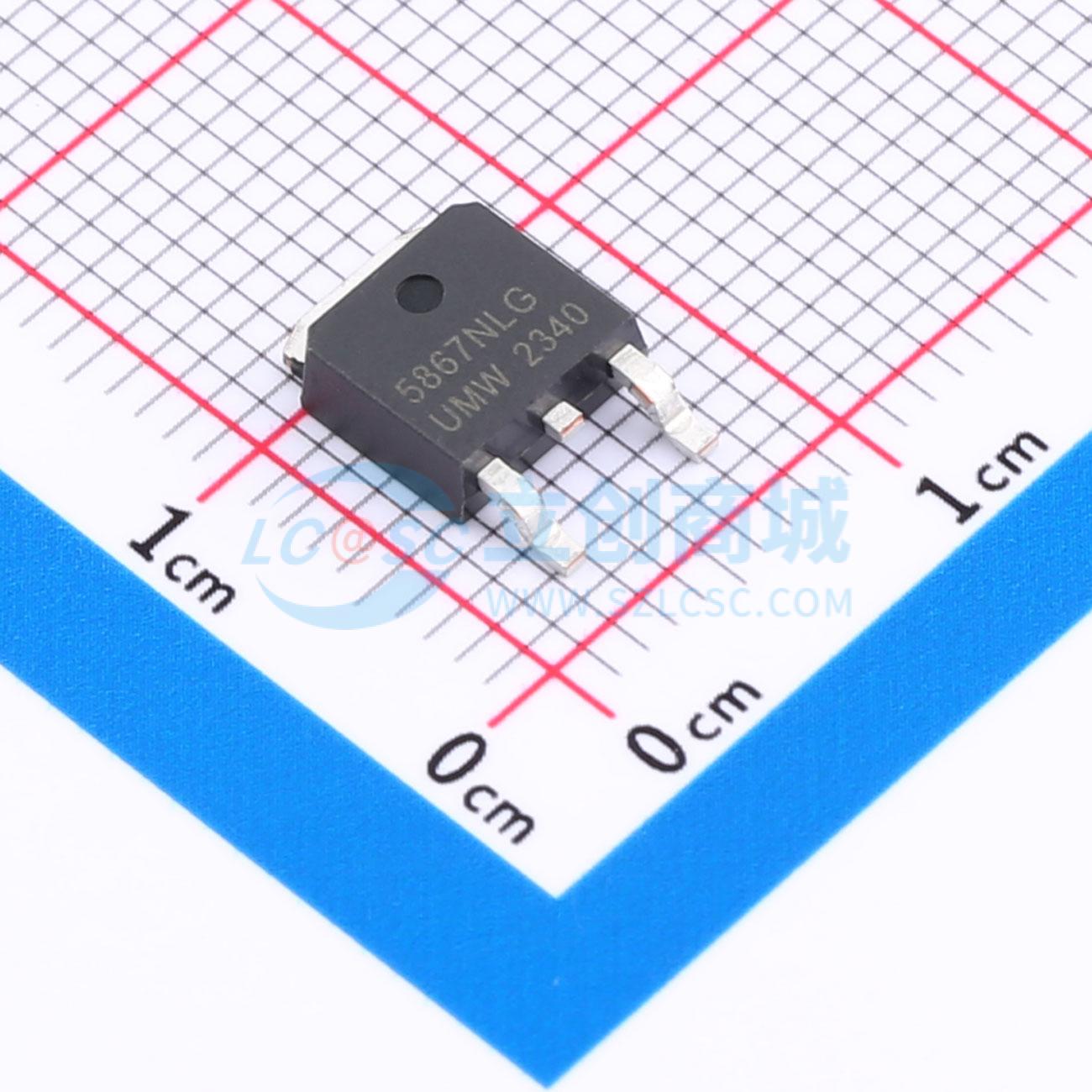点击查看大图 NTD5867NLT4G(UMW)实物图